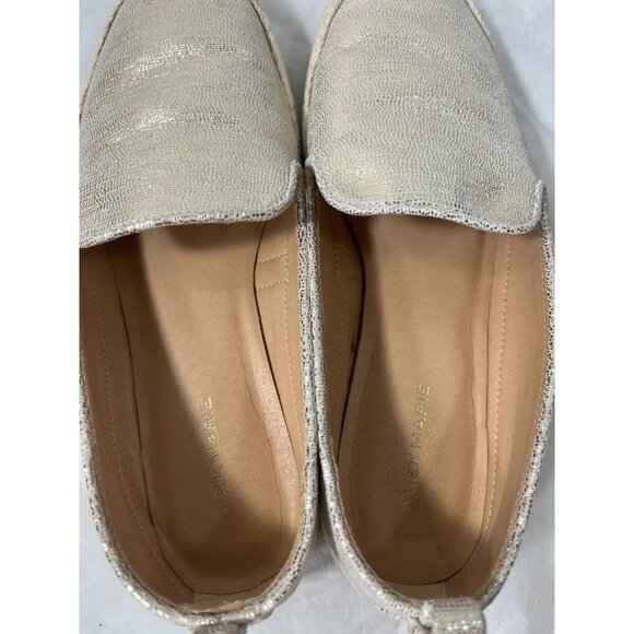 Alex Marie Raanata Espadrille Slip-Ons size 9.5 TAUPE SOFT GOLD - Picture 10 of 16